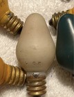 55 Vintage Christmas Lights Lot Mostly GE C-7 C7 Bulbs USA Matte Flat Finish Old — photo 2