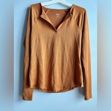 Jenni Women's Split-Neck Pajama Top