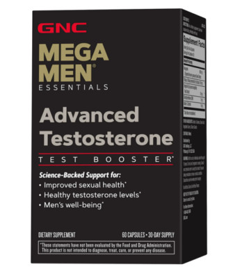 GNC Men's Advanced Testosterone Formula- 60 Capsules- 30 Day supply.