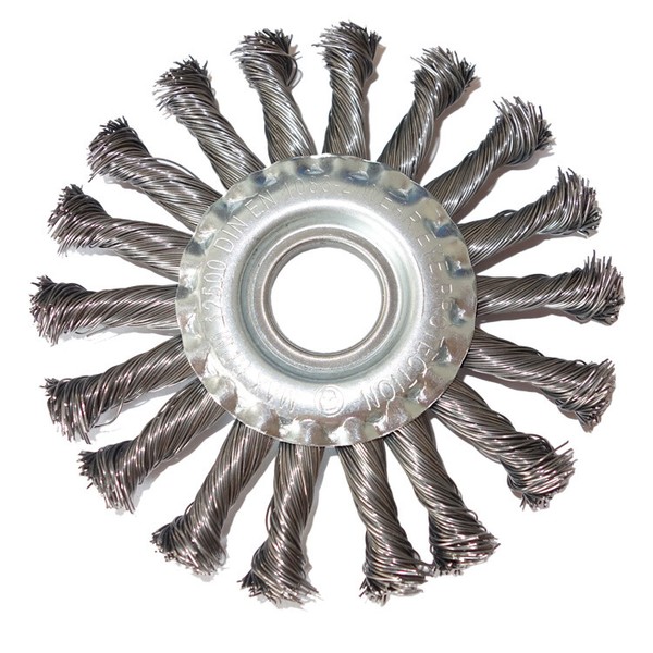 Lobinger® 115Mm ZopfbüRste DrahtbüRste ScheibenbüRste Gezopfte RundbüRste Stahl-image