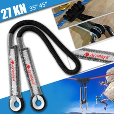 30-45inch Prusik Loop Pre-sewn Rope Spliced Eye-to-eye Cord Rescue Tree Climbing