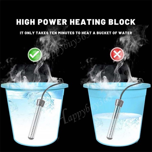 3000W Timing Heizstab Poolheizung Tauchsieder Elektrischer Warmwasserbereiter - Bild 7 von 18
