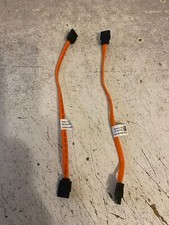 Lot of 2 Dell 8" SATA Cables Straight Connectors 03PC1W 3PC1W 6 Gb/s Quick Ship