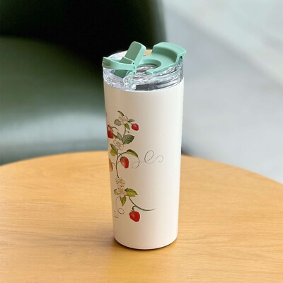 ykrsshopスターバックス2点 Starbucks Strawberry 23oz Double Drink Stainless Cup 2024 China