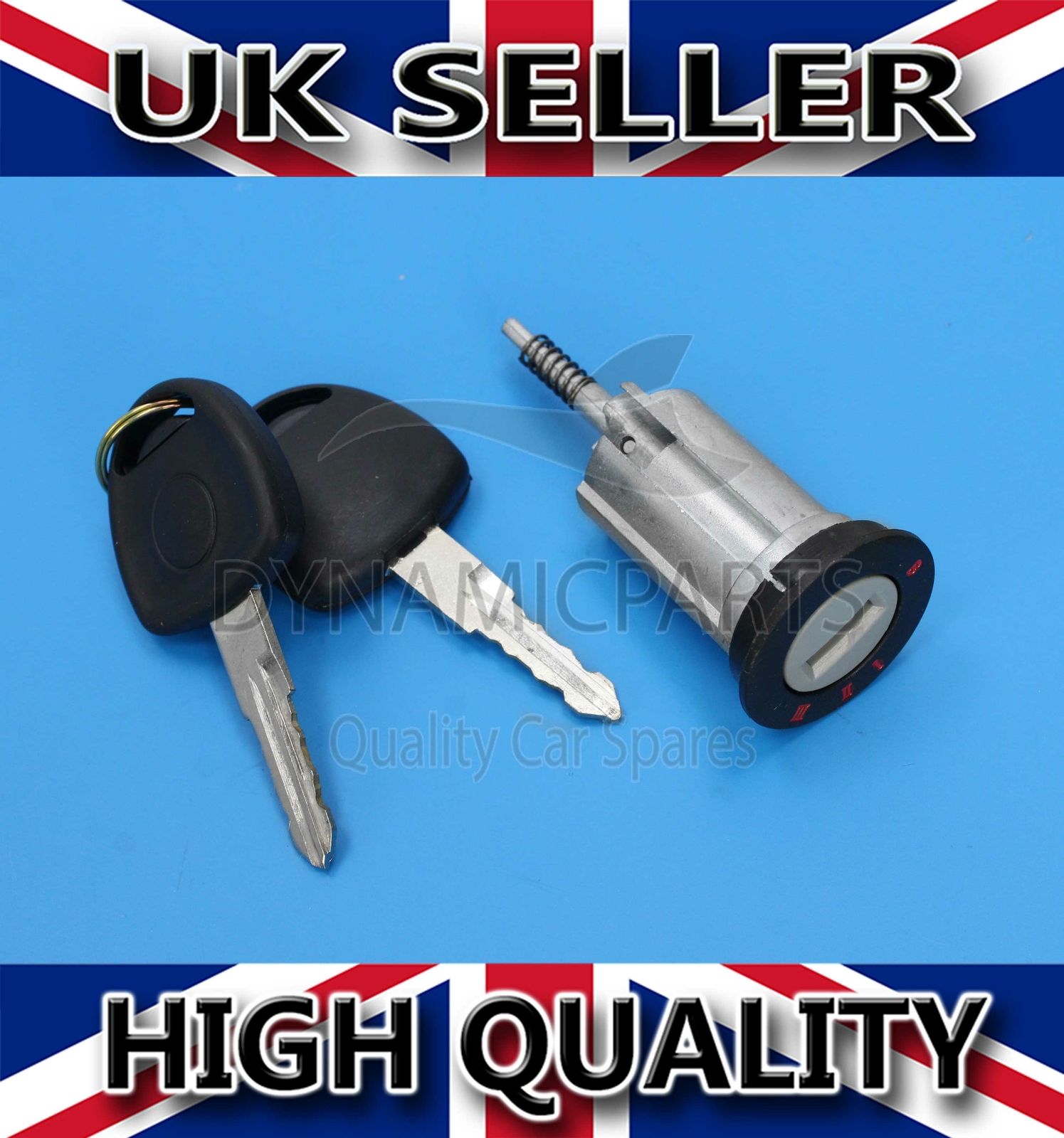 IGNITION BARREL & 2 KEYS FOR VAUXHALL ASTRA CORSA ZAFIRA MERIVA TIGRA