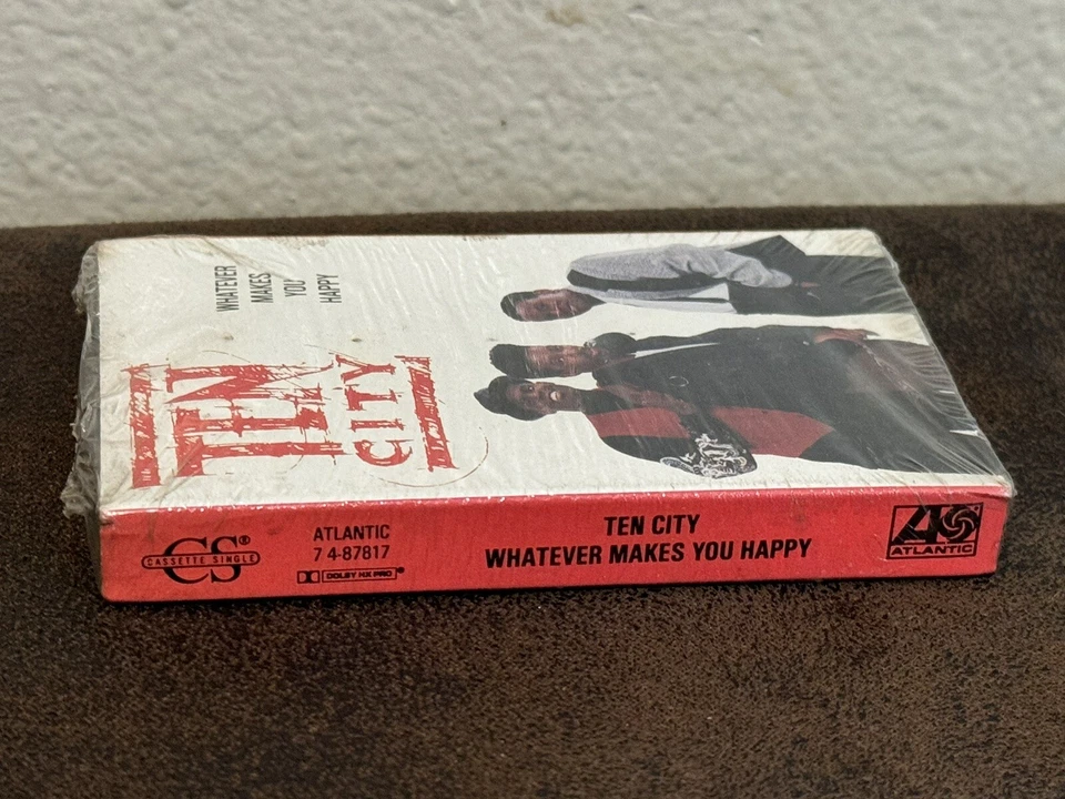 1990 Ten City Whatever Makes You Happy FACTORY SEALED CASSETTE SINGLE - Image 2 of 4