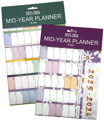 2025 A1 Full Year Wall Planner Calendar Home Office Work