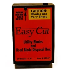 Easy Cut Replacement Blades #09547 1.5" - 60 Ct Per Box for Easy Cut Box Cutters