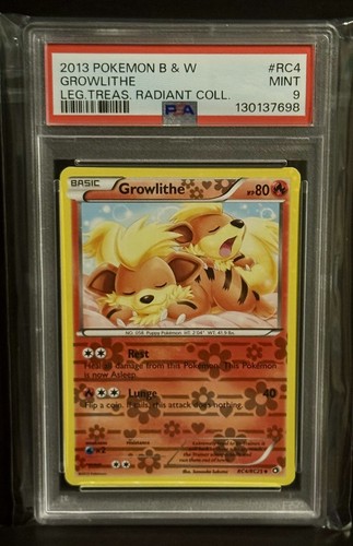 Growlithe graded PSA 9 for sale on eBay