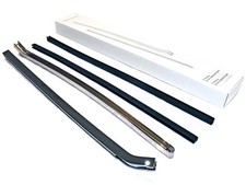 Set barre decorative cromate + guarnizioni finestrini laterali Opel Rekord C Commodore A Coupe CIH