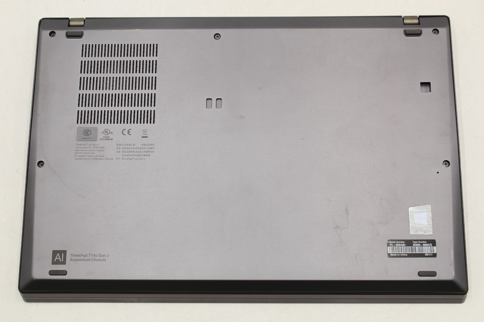 lenovo thinkpad t14s, 14-Inch Laptop, with Intel Core i5-1135G7, No OS