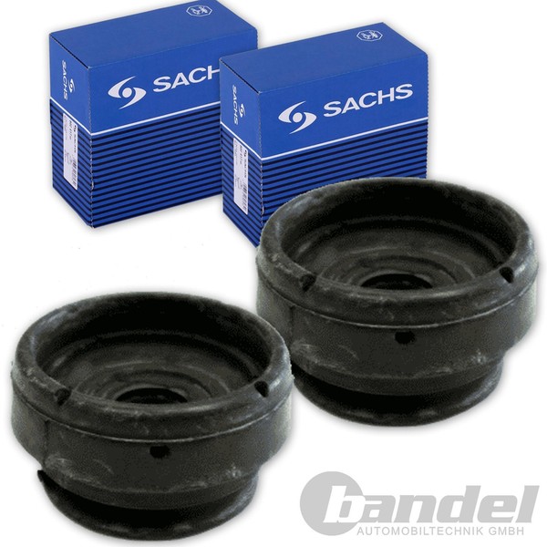 2X Sachs Federbeinlager Domlager Vorne Passend FüR VW Polo 86C 80 86 Coupe Derby-image