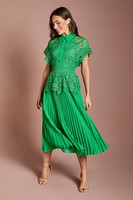 Coast Green Full Skirted Dress Womens Occasion Dresses