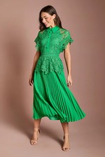 Coast Green Full Skirted Dress Womens Occasion Dresses