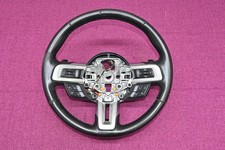 2015-2017 Ford Mustang Leather Steering Wheel Assembly W Paddle Shifters Oem