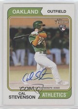 2023 Topps Heritage High Number Real One Auto Cal Stevenson #ROA-CSN Auto 14hk