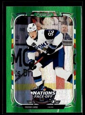 2025-26 O-Pee-Chee Rainbow Green 4 Nations Face Off Patrik Laine /33