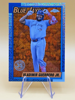 2025 Topps Chrome Baseball #T90C-30 Vladimir Guerrero Jr. 04/25 Mojo Refractor!!