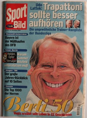 Sport Bild 1996/52: Interview Hoeneß (Bayern München), Berti Vogts 50 Jahre alt