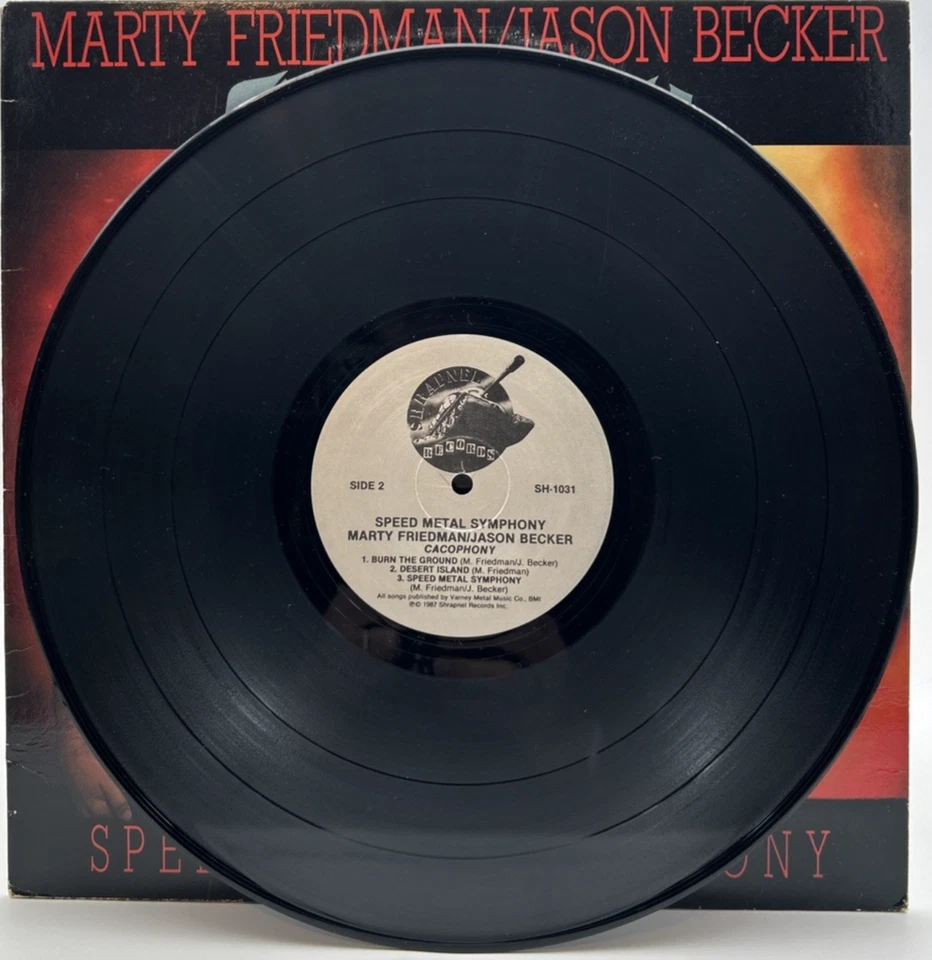 CACOPHONY "Speed Metal Symphony" LP 1987  Shrapnel Records ‎– SH-1031 Foto 4 de 4