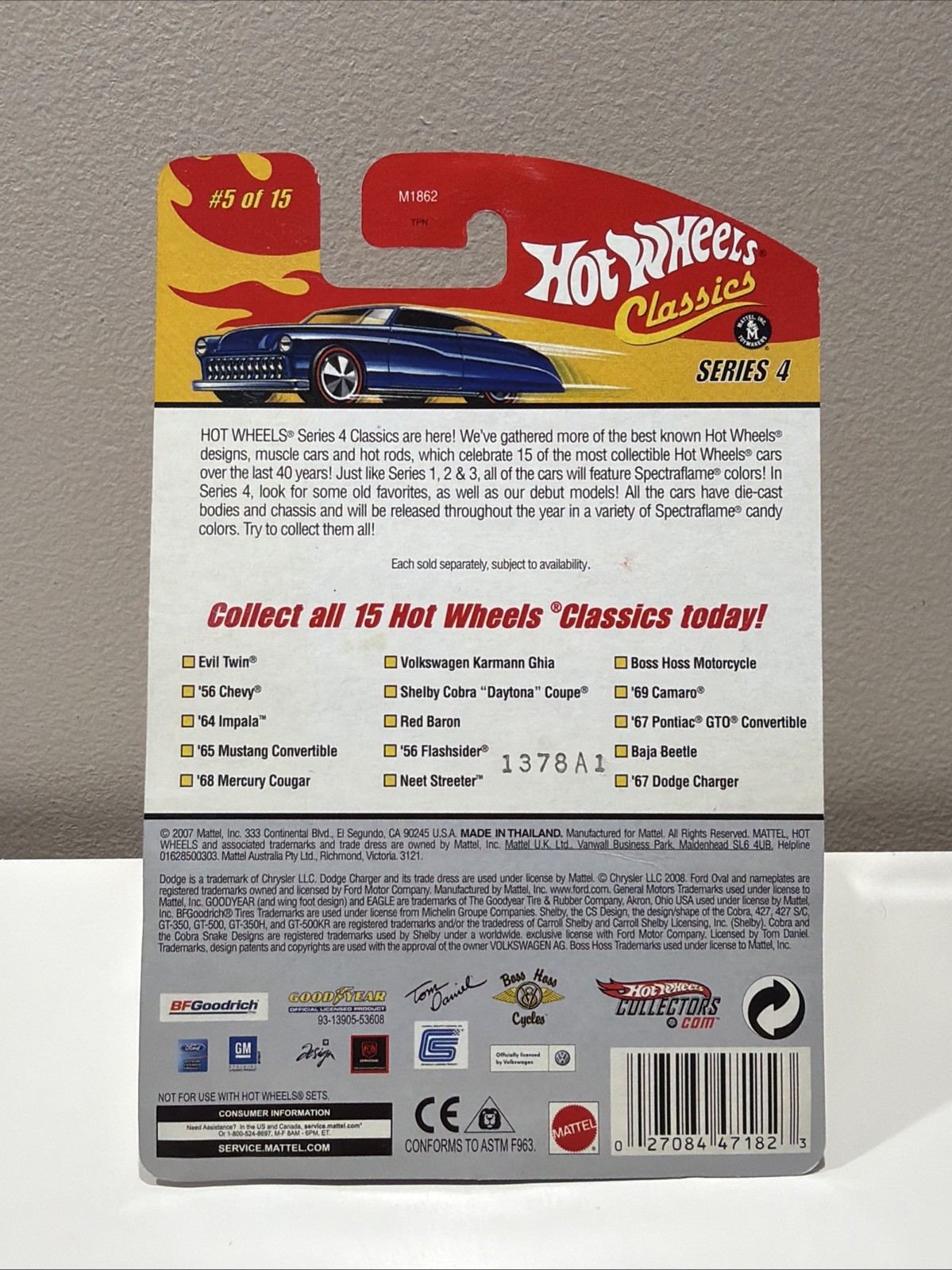 Hot Wheels Classics 68 Mercury Cougar #5 Of 15 Gold HC58 thumbnail 3