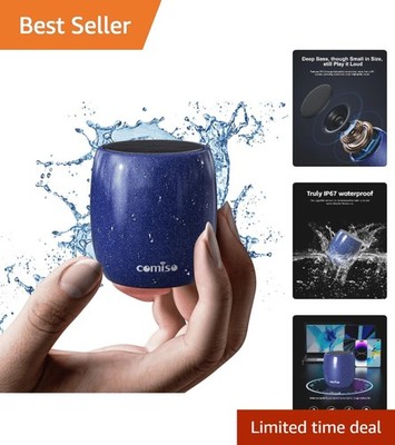Small Yet Mighty Bluetooth Speaker with 10-hour Battery Life & USB-C Charging