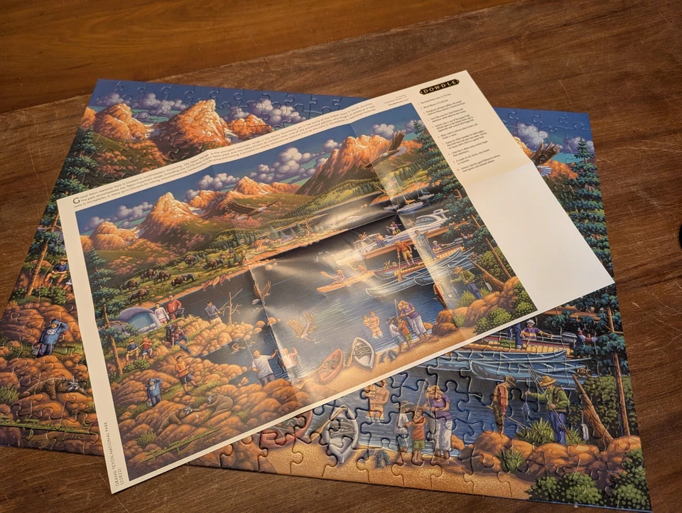 Eric Dowdle Grand Teton 300 Piezas Grandes Puzzle Buffalo Juegos Usado Completo  Foto 2 de 4