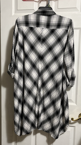 Max Studio Damen Shirt schwarz-weiß XL - Bild 4 von 15