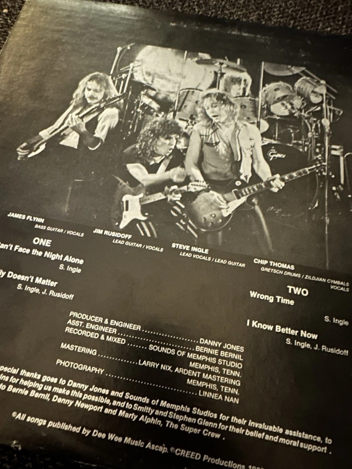 Creed – Believe It! 1983 Memphis Hard Rock LP CR 82683 Original Pressing - Image 2 of 4