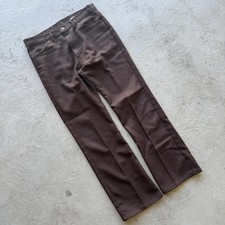 Vintage Levi  s Sta-Prest Brown Pants 70s Flare Bootcut Permanent Press USA