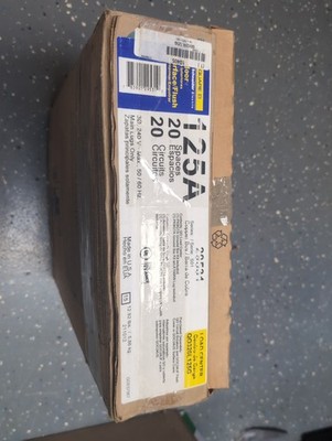 Square D 125 Amp 20 Space 20 Circuit Indoor Load Center With Cover
