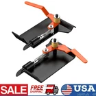 Universal Weld-On Skid Steer Quick Attach Bucket Conversion Adapter Latch Plates