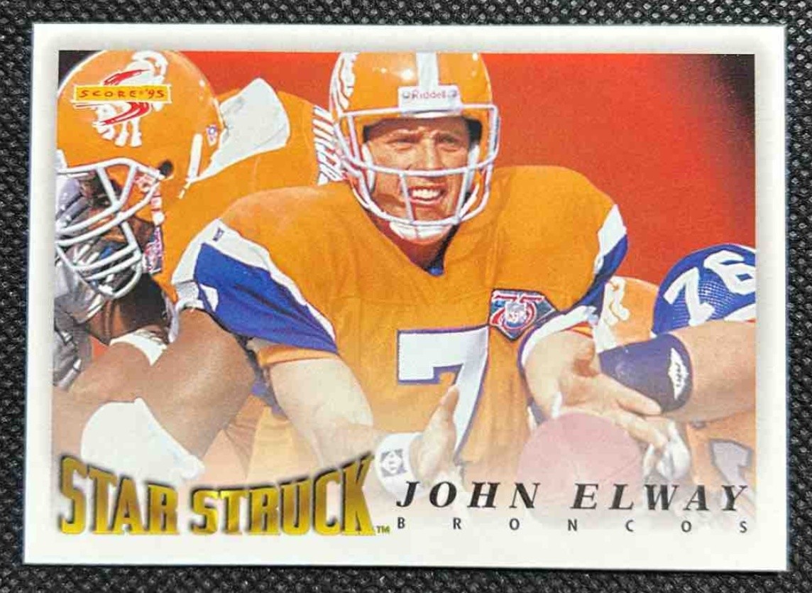 1995 Score John Elway #219 Promotional Backs Broncos