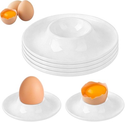 6 Stück Eierbecher Eierhalter Becher, weich hartgekocht Eierbecher, Kunststoff Ei Ständer Tablett P