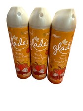 Glade Spray Toasty Pumpkin Spice 8oz Limited Edition Fall Air Freshener Lot of 3