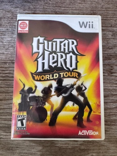 Guitar Hero World Tour Nintendo Wii Complete w/Manual Tested