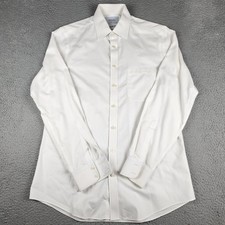Charles Tyrwhitt Dress Shirt Mens 16/36 White Slim Fit Non Iron Formal Business