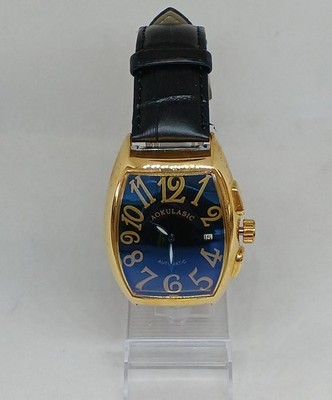 [A2N] Aokulasic Automatic Mechanical Analog Skeleton Men Watch Used [q2s]