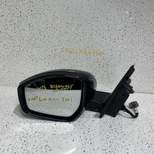 LAND ROVER DISCOVERY L550 2017 WING MIRROR PASSENGER LEFT SIDE IN BLACK 21115001