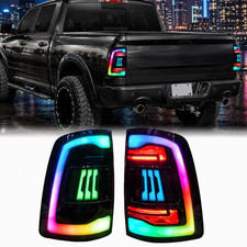 Rgb Tail Lights For 2009-2018 Dodge Ram 1500 2500 Smoked Lens Lhrh Car Lamp Rgb Tail Lights For 2009-2018 Dodge Ram 1500 2500 Smoked Lens Lhrh Car Lamp