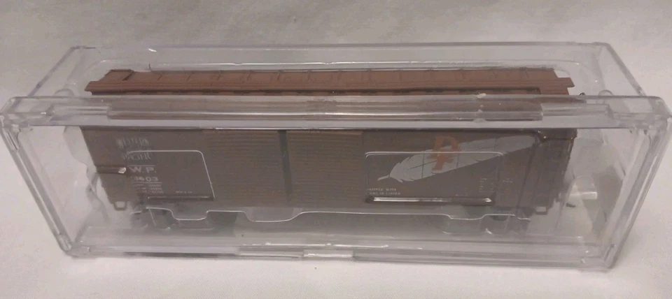 3003 Western Pacific Intermountain Railway N-scale train 50' AAR Double Doors - Image 3 of 4