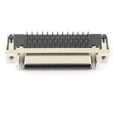 1pcs SCSI connector MDR CN type female 50 pin right angle PCB connector adapter