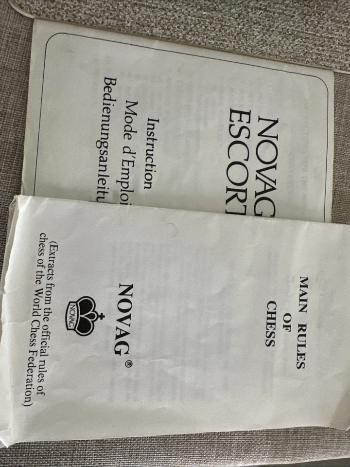 Novag Escort Chess Computer Vintage - Image 2 of 4