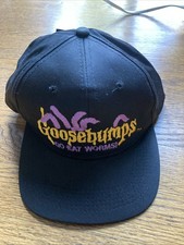 Vtg 90s Goosebumps Snapback Hat Go Eat Worms ...