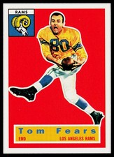 Tom Fears, 1994 Topps Archives 1956, #42, Los Angeles Rams,