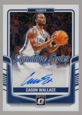 2023-24 Donruss Optic #SS-WAL Cason Wallace Signature Series AU