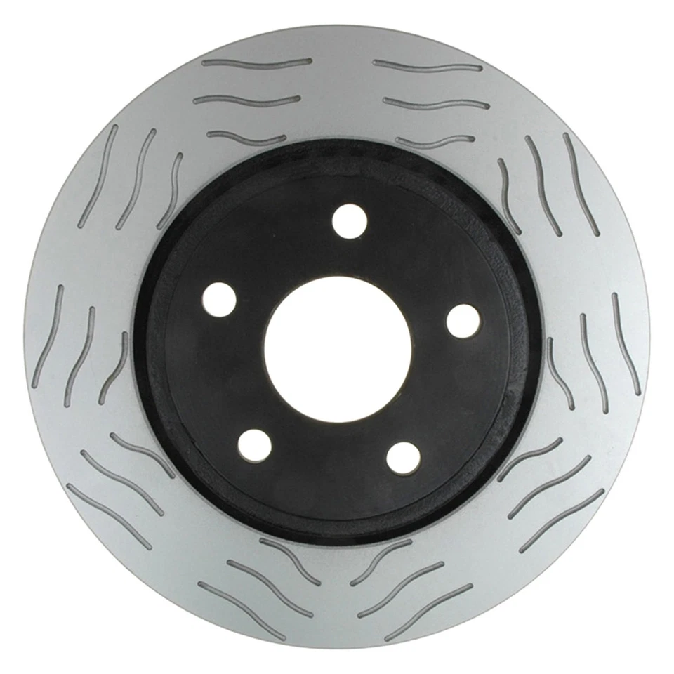 For Jeep Grand Cherokee 05-10 ACDelco Gold Slotted 1-Piece Front Brake Rotor Foto 2 de 4