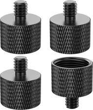 5/8 Female to 1/4 Male Mic Stand Adapter 4 Pcs 1/4 to 5/8 Mic Screw Adapter