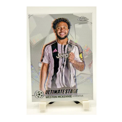 Topps UEFA Club Competitions 2025-26 Weston McKennie Juventus #US-42 Insert