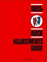 Buick 1965 Reparaturhandbuch Werkstatt Service & Reparatur Spezifikationen
